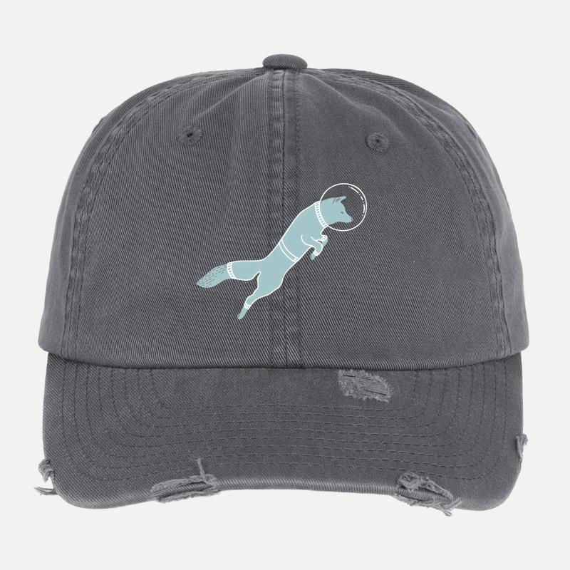 SPACE FOX Flexfit Vintage Destroyed Cap
