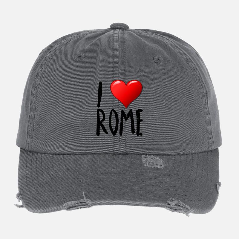 J'aime Rome Casquette vintage effet usé Flexfit