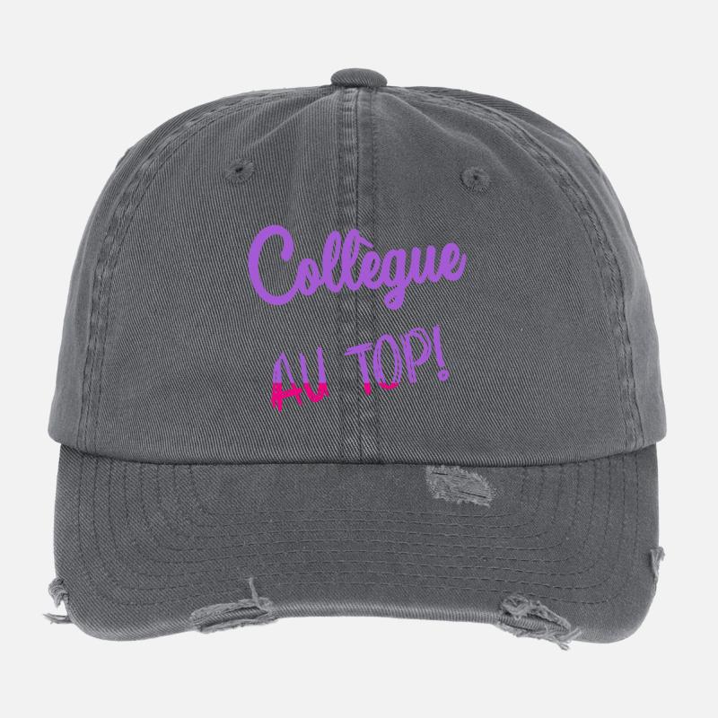 COLLEGUE Casquette vintage effet usé Flexfit