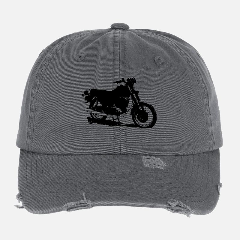MZ ETZ 250 schräg Flexfit Vintage Destroyed Cap