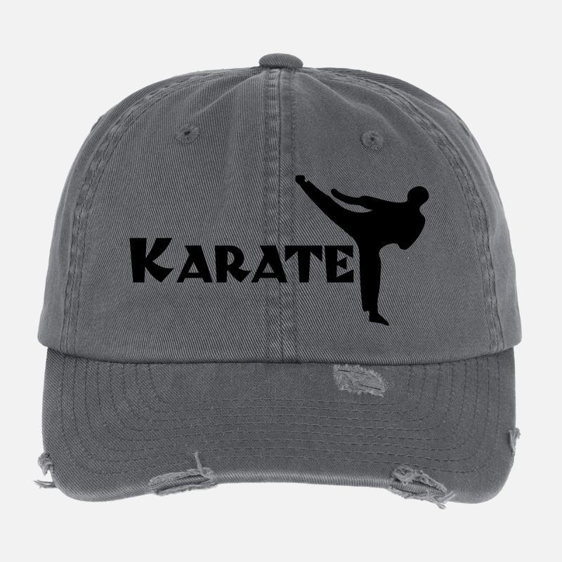 karate Flexfit Vintage Destroyed Cap