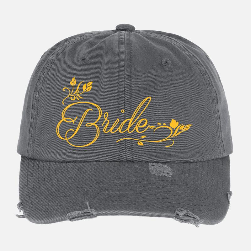 Bride Gold Flexfit Vintage Destroyed Cap