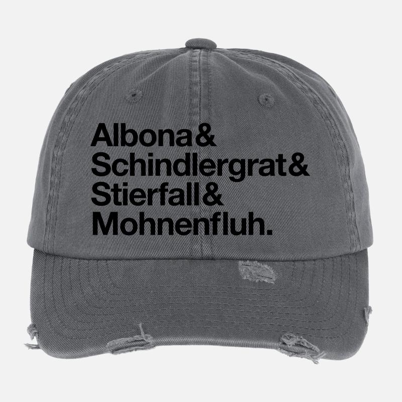 Freeride Arlberg Flexfit Vintage Destroyed Cap