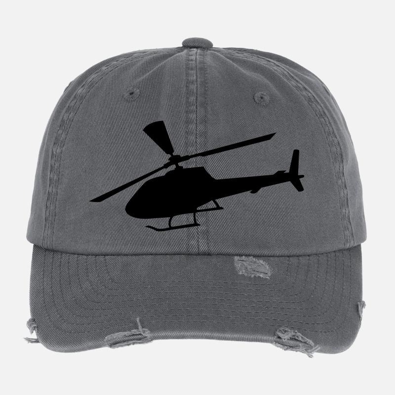 hubschrauber Flexfit Vintage Destroyed Cap