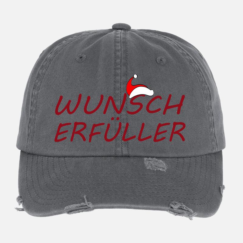 WUNSCHERFÜLLER Flexfit Vintage Destroyed Cap