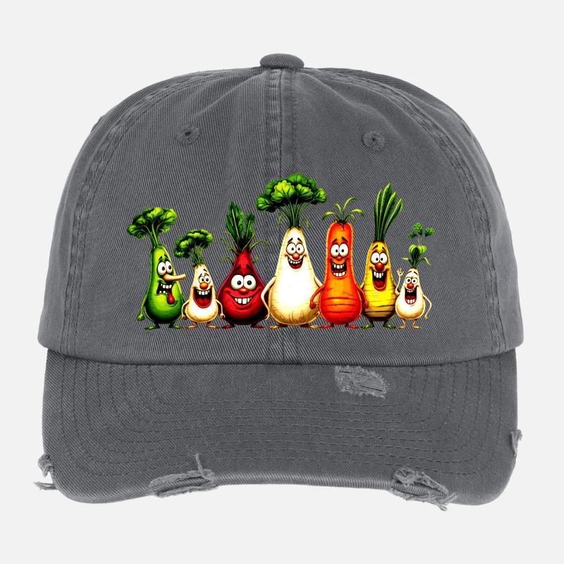 légumes Casquette vintage effet usé Flexfit