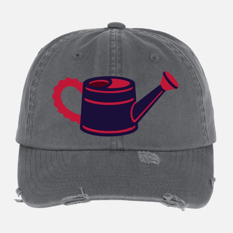 Watering Can Water Botany Flexfit Vintage Destroyed Cap