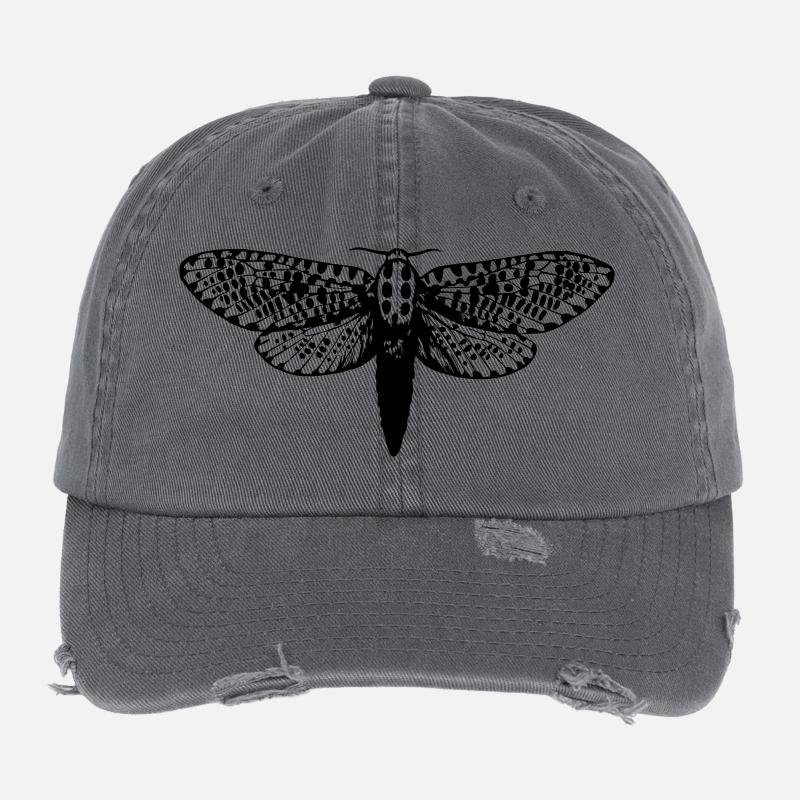 Motte Zeichnung Flexfit Vintage Destroyed Cap