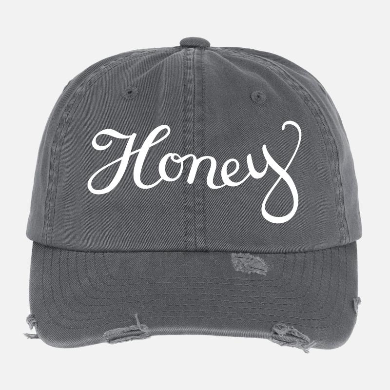 Honey Flexfit Vintage Destroyed Cap