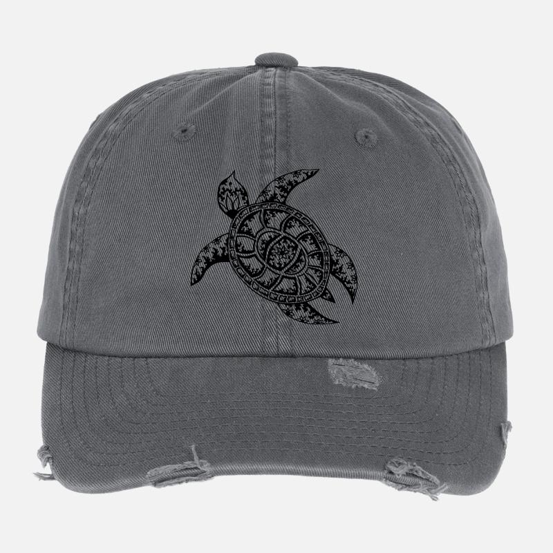 Tortue Casquette vintage effet usé Flexfit
