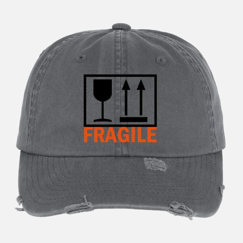 FRAGILE Flexfit Vintage Destroyed Cap