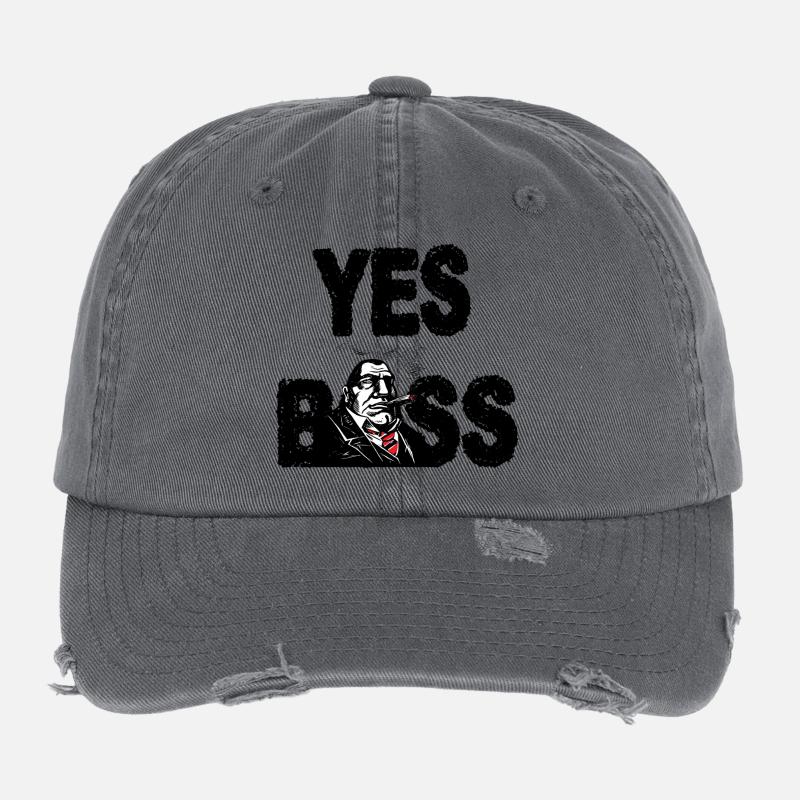 YES v1 Flexfit Vintage Destroyed Cap