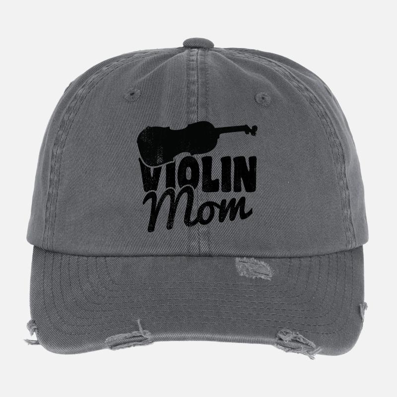 Violinistin Mutter Flexfit Vintage Destroyed Cap