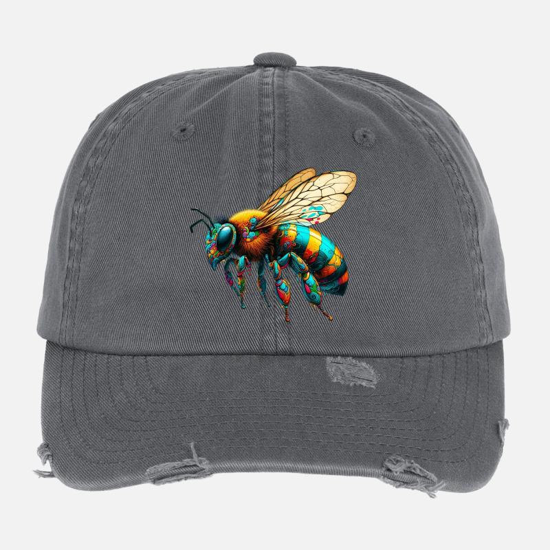 Bee Flexfit Vintage Destroyed Cap