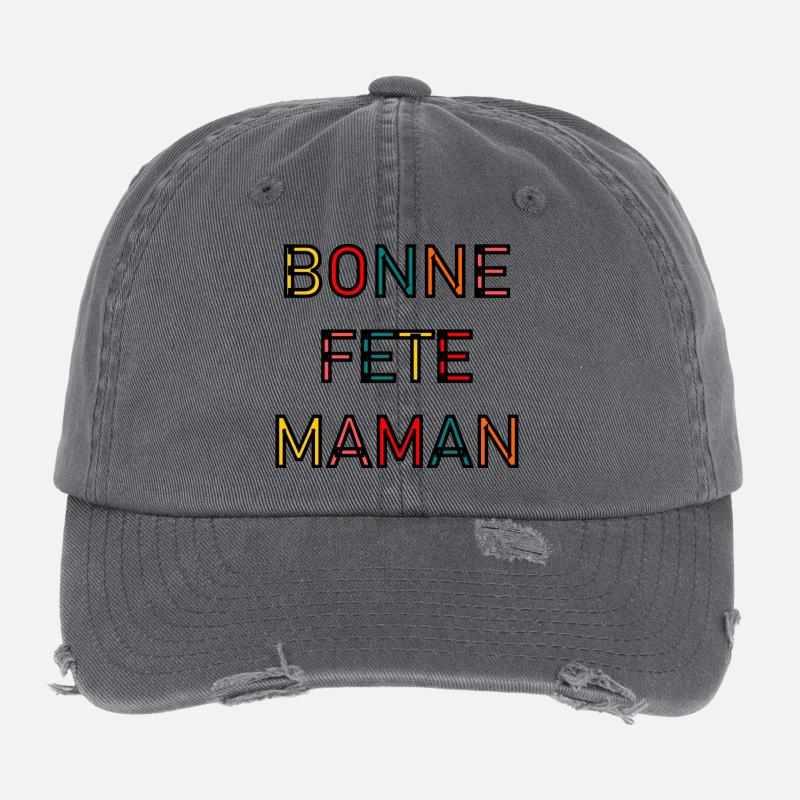 MAMA. MUTTERTAG. ALLES GUTE ZUM GEBURTSTAG Flexfit Vintage Destroyed Cap