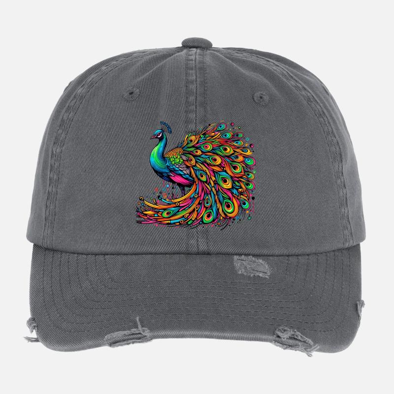 Paon Casquette vintage effet usé Flexfit