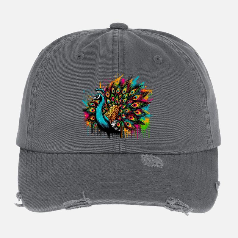 Paon Casquette vintage effet usé Flexfit