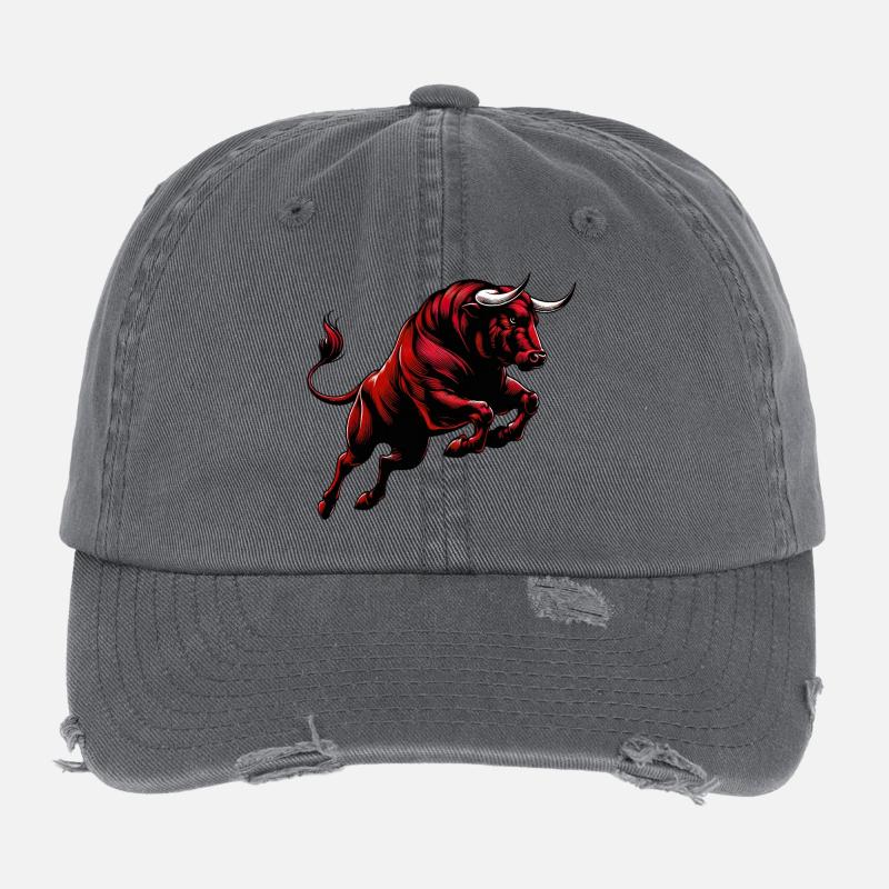 Bull Flexfit Vintage Destroyed Cap