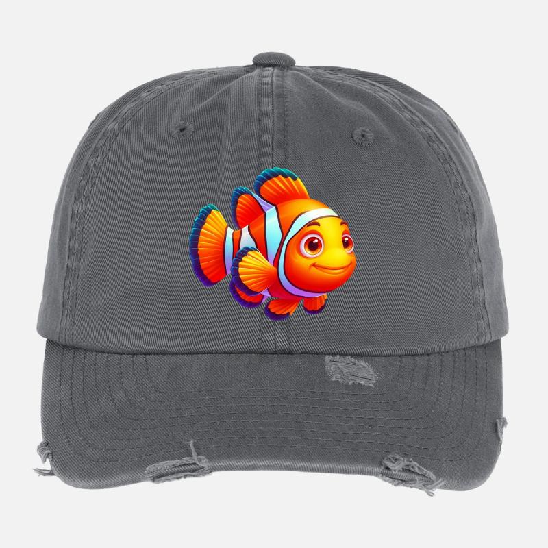 Clownfisch Flexfit Vintage Destroyed Cap