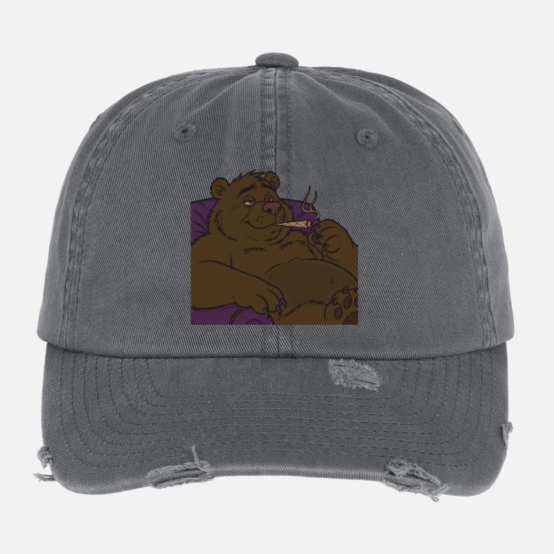 Chillerbear Casquette vintage effet usé Flexfit