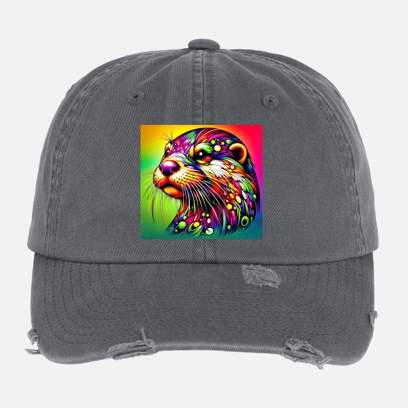 Otter Flexfit Vintage Destroyed Cap