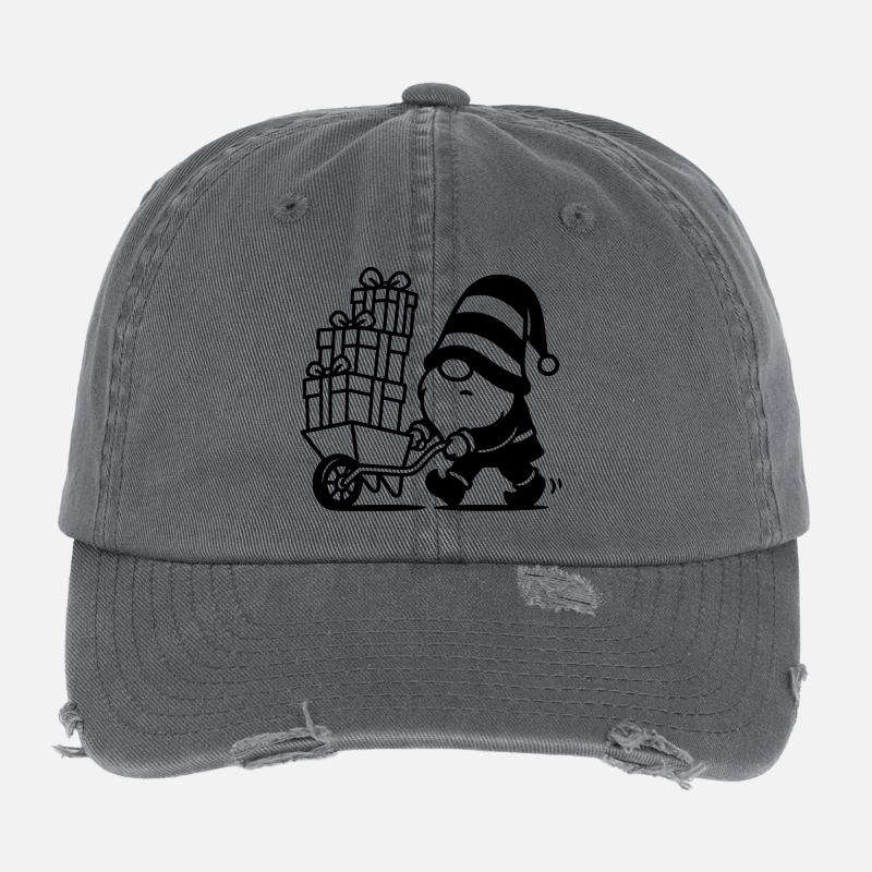 wicht schubkarre Flexfit Vintage Destroyed Cap