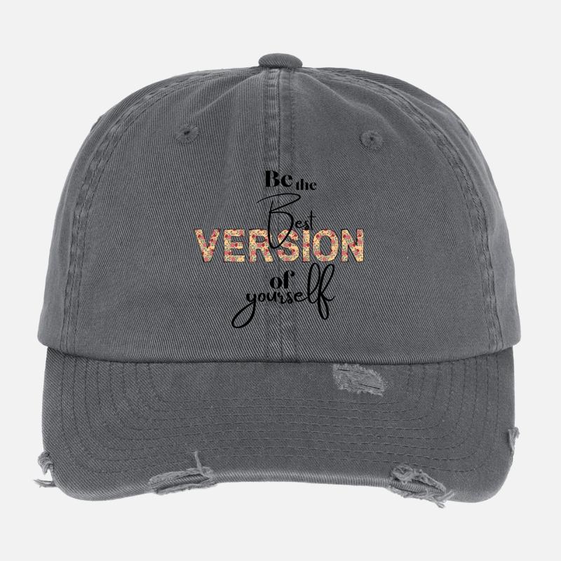 Version Florale Typo Flexfit Vintage Destroyed Cap