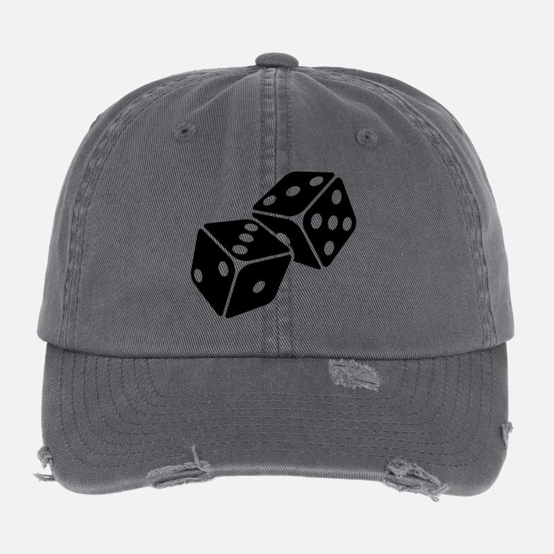 Dice 3ème Pasch Casquette vintage effet usé Flexfit