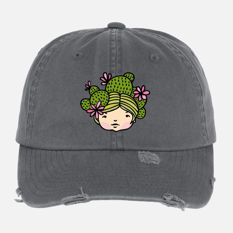 cactuses Flexfit Vintage Destroyed Cap