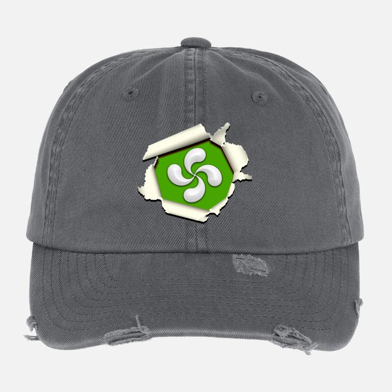 Croix du Pays Basque Casquette vintage effet usé Flexfit