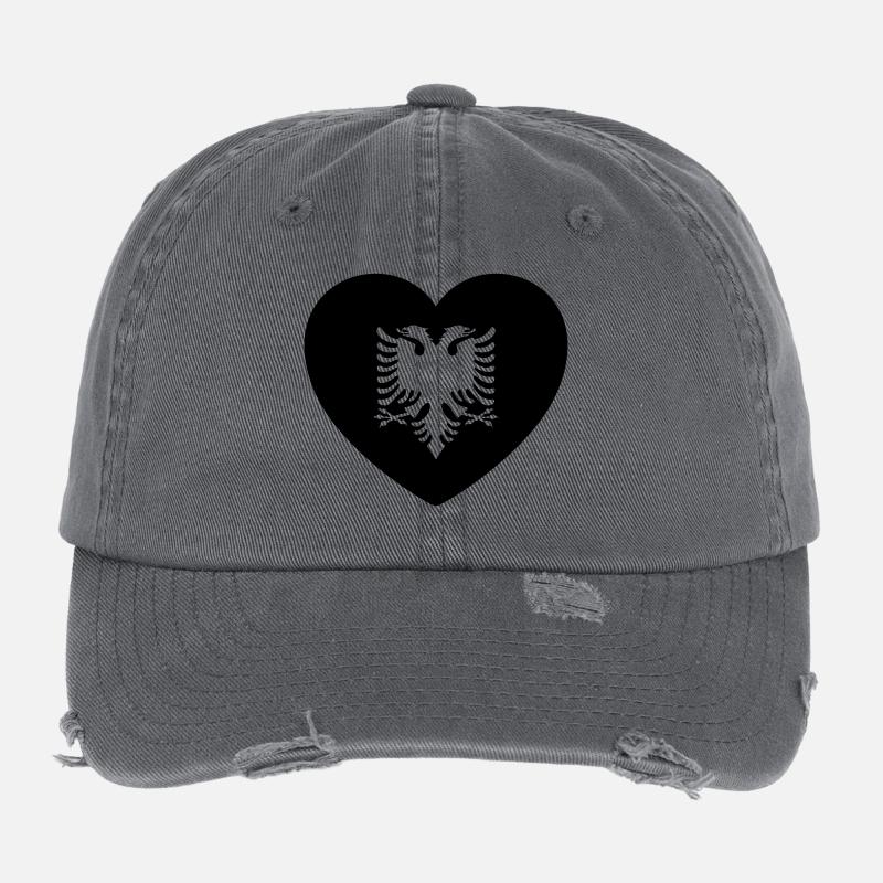 Albania Flexfit Vintage Destroyed Cap