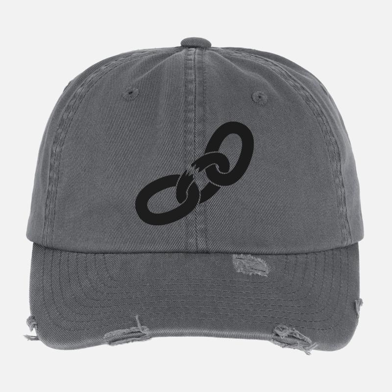 Chain Chainbreak Outbreak - Break the Rules Flexfit Vintage Destroyed Cap
