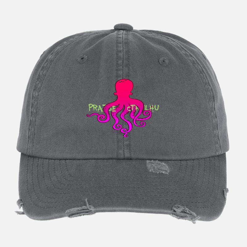 Cthulhu Casquette vintage effet usé Flexfit