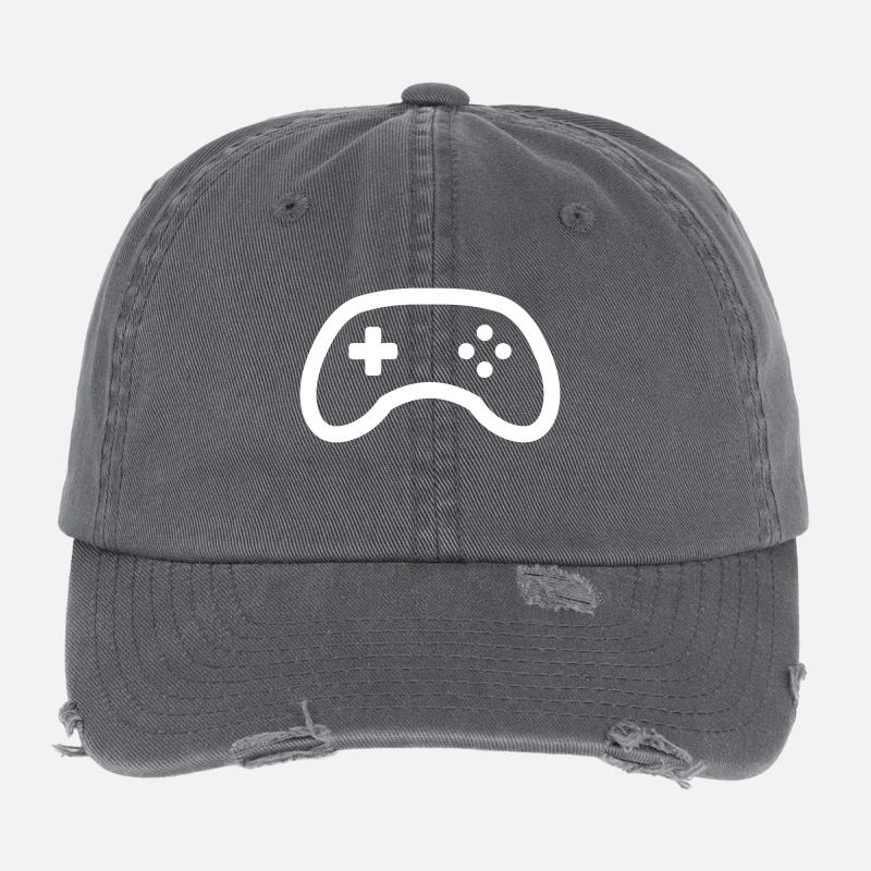 controller einzel Flexfit Vintage Destroyed Cap