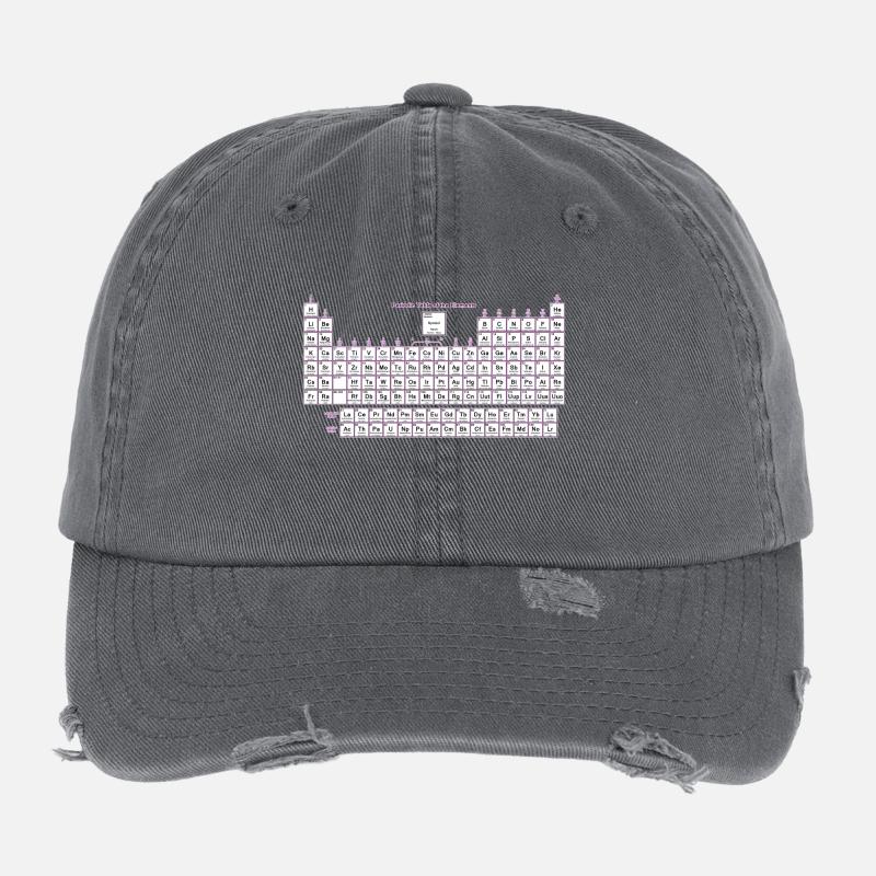 Tableau périodique des éléments Casquette vintage effet usé Flexfit