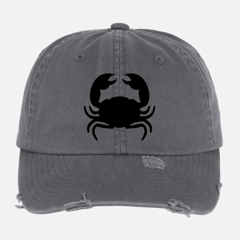 crabe Casquette vintage effet usé Flexfit