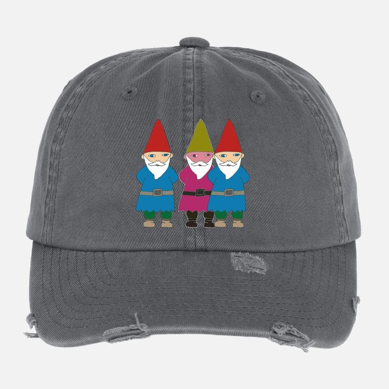 gartenzerge vielfalt Flexfit Vintage Destroyed Cap