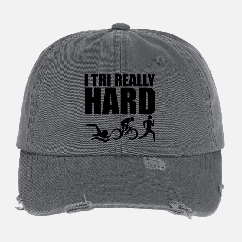 Triathlon Casquette vintage effet usé Flexfit