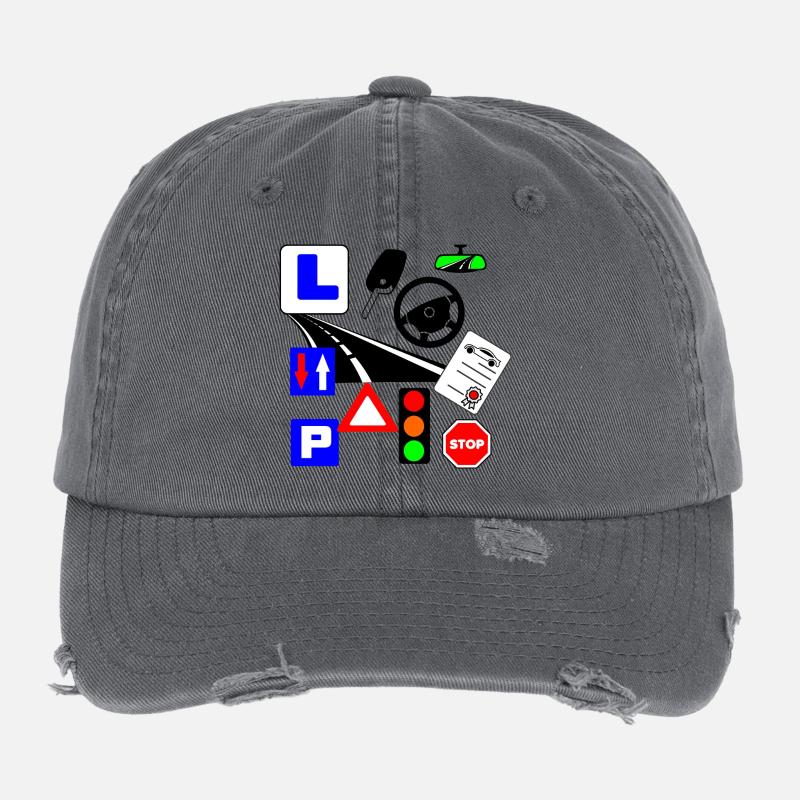 Leçons de circulation Casquette vintage effet usé Flexfit