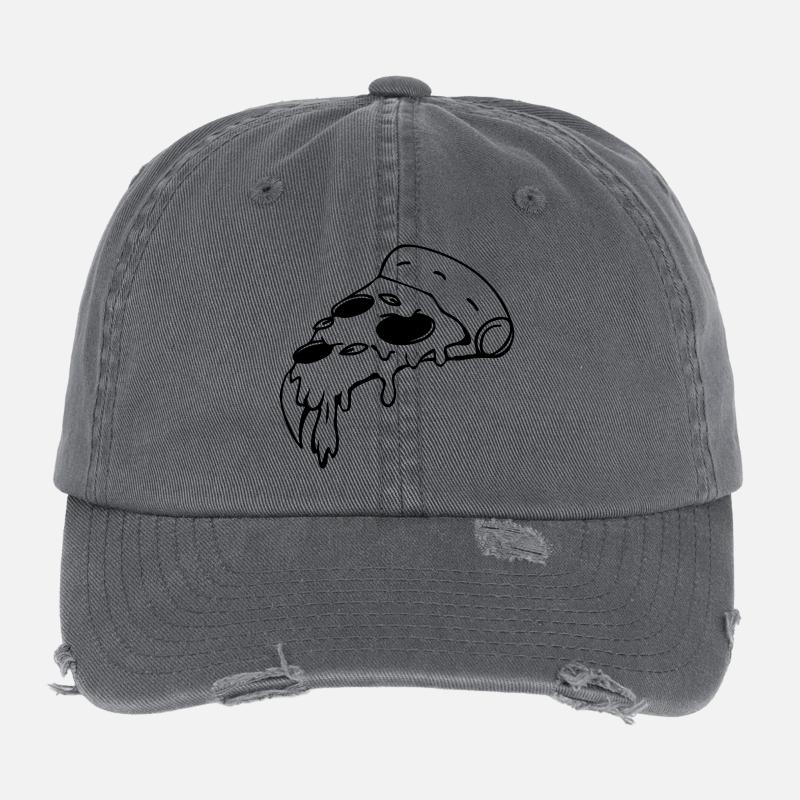 Pizza Flexfit Vintage Destroyed Cap