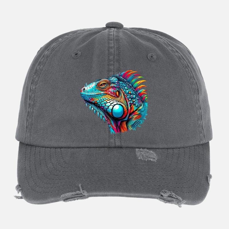 Iguana Flexfit Vintage Destroyed Cap