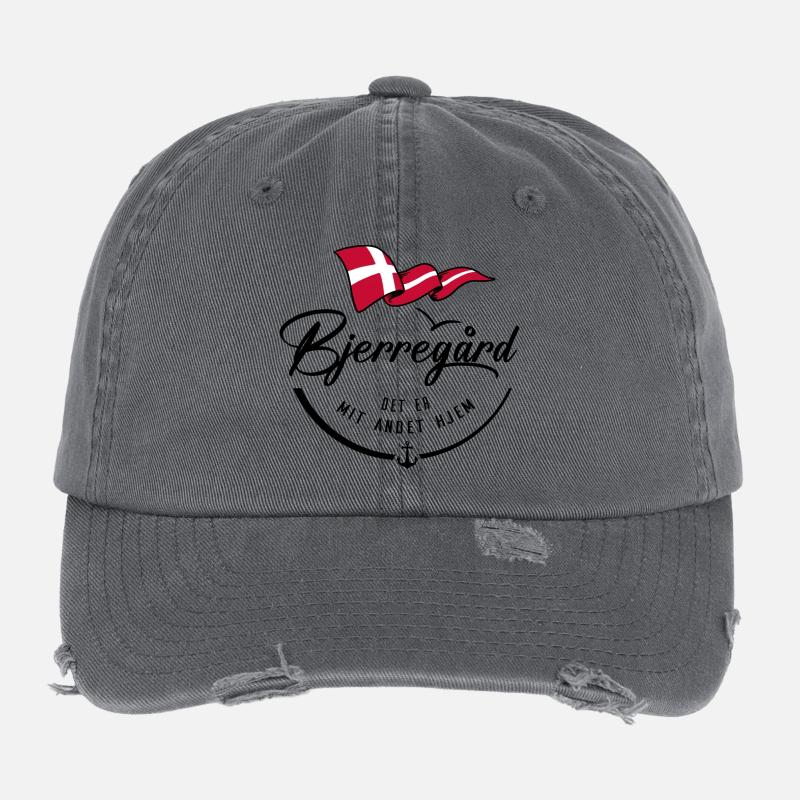 BJERREGÅRD - Ma deuxième maison - b Casquette vintage effet usé Flexfit