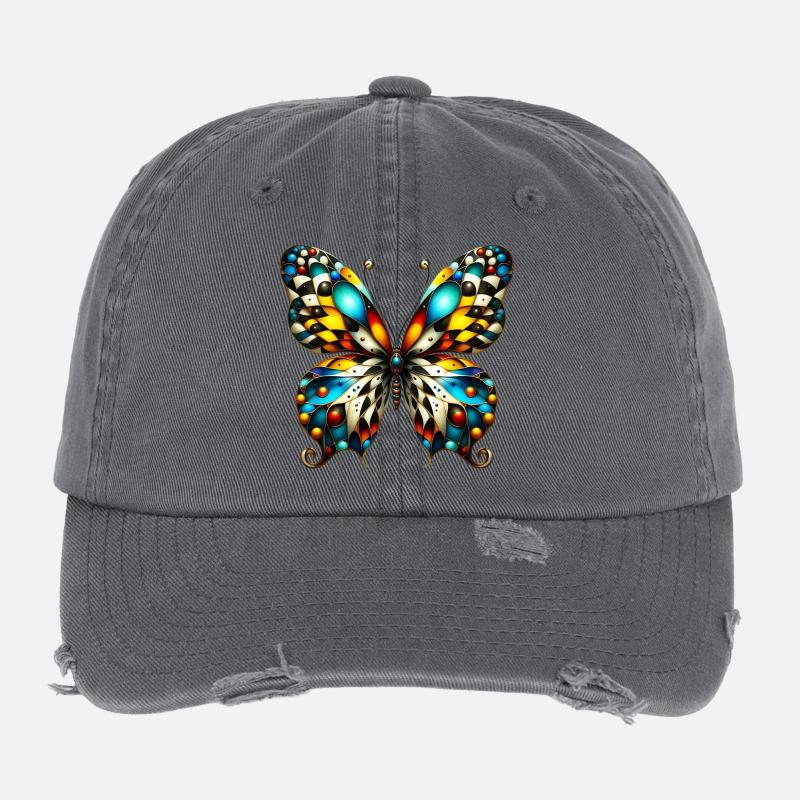 Butterfly Flexfit Vintage Destroyed Cap