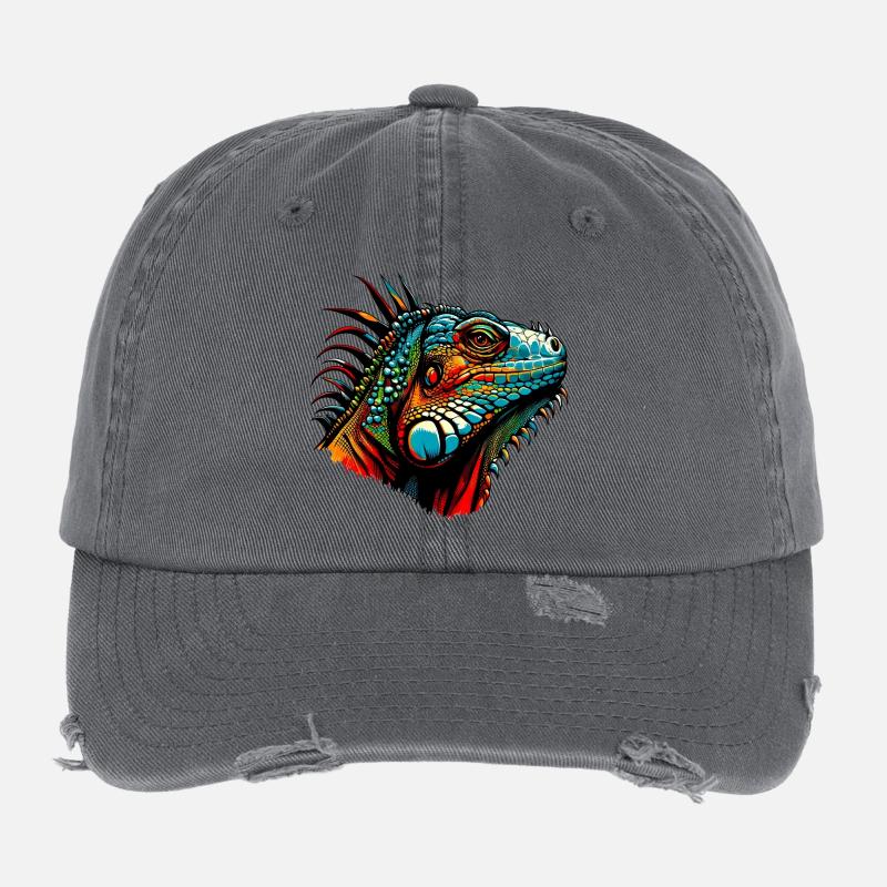 Iguana Flexfit Vintage Destroyed Cap