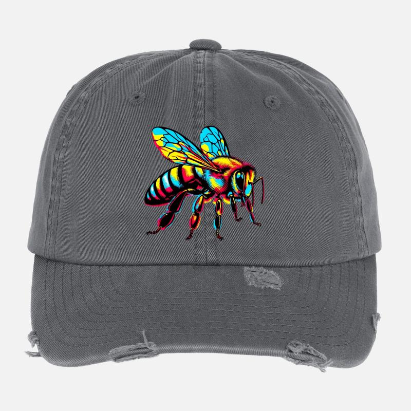 Bee Flexfit Vintage Destroyed Cap