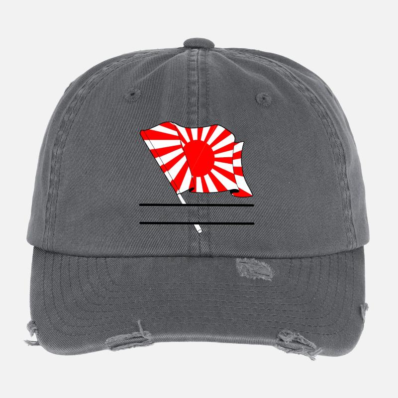 Rising Sun with Namespace Flexfit Vintage Destroyed Cap