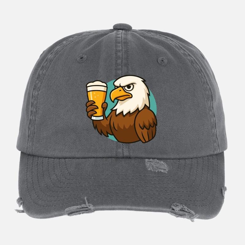 Brew and Beak Flexfit Vintage Destroyed Cap