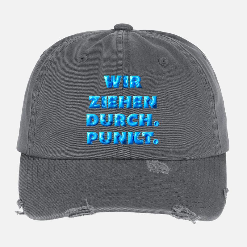 Wir ziehen durch Flexfit Vintage Destroyed Cap