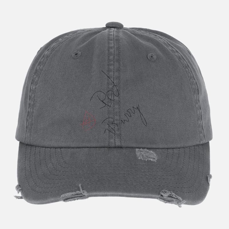 Red Burry! Flexfit Vintage Destroyed Cap