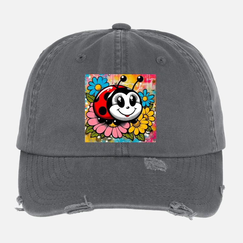 Marienkäfer Flexfit Vintage Destroyed Cap